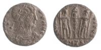 Constans 337-350 AE3 R:dva vojáci,jedna standarta Thessalonica