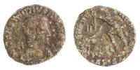 Constantius Gallus 351-354 maiorina R:vojín poráží jezdce Siscia RIC.303