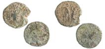 Arcadius 384-406 AE4 R:císař a Victoria,Claudius II. Antoninian R:Pegas 2ks