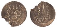 Konrád I. Brněnský 1061-1092 denár Cach 366, VP 28, mírně odlomený okraj,patina