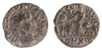 Moesie Superior,Viminacium,Trebonianus Gallus 251-253 AE 24 2assaria R:Moesia stojící mezi býkem a lvem  Sear 4308