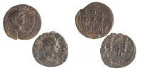Bithynia,Nicaea,Alexander Severus 222-235,Gordianus III.238-244 AE19-20 R:4standarty 2ks