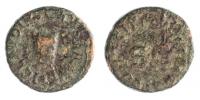 Claudius 41-54  AE quadrans  R:modius  RIC.72
