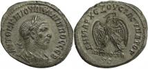 Sýrie,Caracalla 198-217 tetradrachma R:orel BMC.518