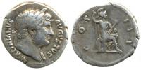 Hadrianus 117-138 denár R:sedící Roma RIC 162