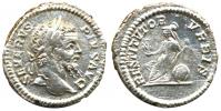 Septimius Severus 193-211 denár R:sedící Roma RIC.288