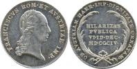 František II. holdovací žeton k přijetí císař. titulu 6.12.1804 Vídeň