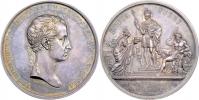Roth - AR medaile na korunovaci v Miláně 1838 - hlava