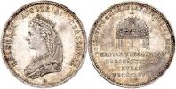 Větší maďarský peníz na korunovaci v Budíně 1867 -