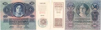 50 Koruna 1914 - kolkovaná