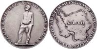 Sign.FK - AR medaile na připojení Sárska k Říši 1935