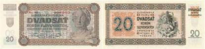 20 Koruna 1942