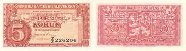 5 Koruna b.l.(1945)