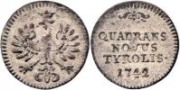 Bilonový quadrans 1742