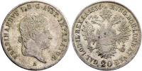 20 Krejcar 1836 A - FERDINANDUS