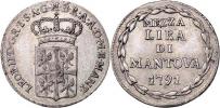 1/2 Lira 1791 - pro Mantovu