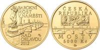 5000 Koruna (1/2 Unce) 2012 - Barokní most v Náměšti