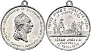 Sn medaile na 100 let císařovy orby u Slavíkovic 1869