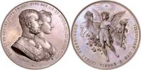 Tautenhayn - AE medaile na památku sňatku 10.V.1881 -