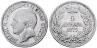 5 Dinar 1879