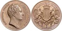 Lange - bronzová portrétní medaile 1846 - poprsí