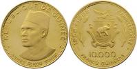 10.000 Frank 1969 - 10 let nezávislosti - president