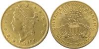 20 Dolar 1904 - hlava Liberty