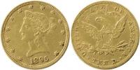 10 Dolar 1895 - hlava Liberty