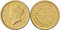 Dolar 1851 - hlava Liberty