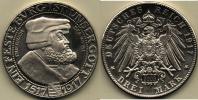 3 Marka 1917 E - Friedrich der Weise - novoražba 2003