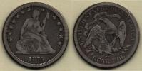 1/4 Dolar 1876 CC - sedící Liberty