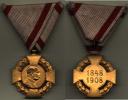 Jubilejní kříž 1908 - pro vojenské osoby