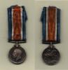 George V. - miniatura Válečné medaile 1914 - 1918