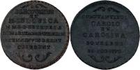AE jeton na návštěvu vídeňské mincovny 28.VIII.1770 -