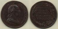 AE menší jeton na holdování v Hannegau 1791 - poprsí