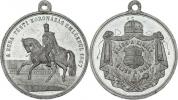 Cínová medailka na korunovaci v Budíně 8.6.1867 -
