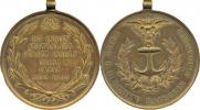 Pamětní medaile na mořskou plavbu z let 1892 - 1893