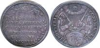 Medaile na korunovaci na římského císaře 1.8.1658 ve Frankfurtu