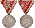 Velká stříbrná medaile za statečnost s písmenem "K"