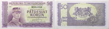 50 Kčs b.l.(1945)