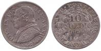 10 soldi 1868 Ag