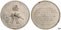 Medaile na korunovaci římským císařem 1790 ve Frankfurtu