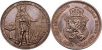 Lerchenau - AR medaile na korunovaci v Praze 1836 -