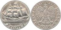 2 Zlote 1936 - plachetnice