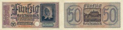 50 RM  b.l. (1939-45) sér. B       Ros. 378; Pick.R140