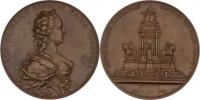 Scharff - medaile na odhalení pomníku ve Vídni 1888 -