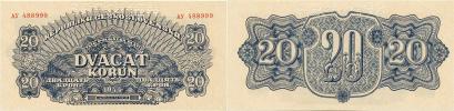 20 K 1944  sér. AY      1x SPECIMEN - nahoře