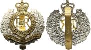 Čepicový odznak ženistů: Royal Canadian Engineers - stříbrný se z
