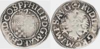 1/2 Batzen 1587 - s tit. Rudolfa II. Sa 1590/772