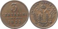 3 Centesimi 1852 V